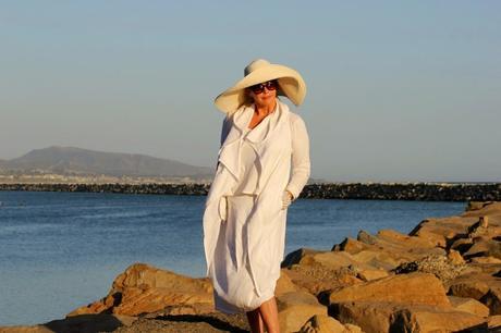 Stella Carakasi and Sunset at the Beach