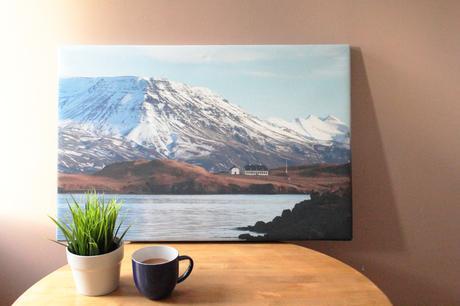 Printed Landscape Canvas Reykjavik