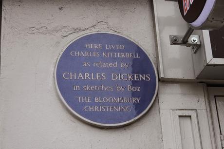 #London Plaque Tiddlywinks No.19: Charles Dickens