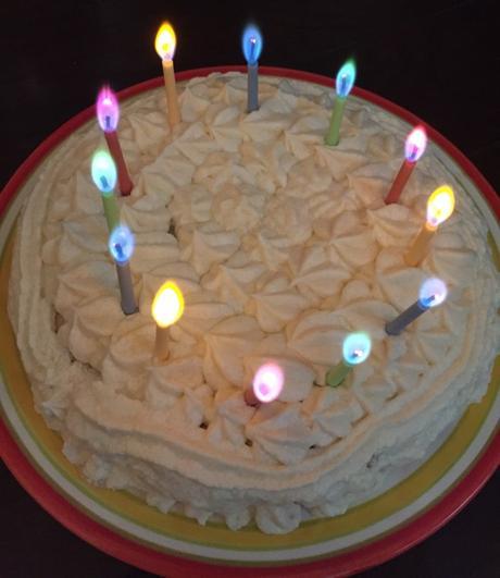 Sugar Cookie Cake with dairy free buttercream frosting via @Fitful Focus