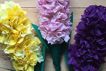 Easy DIY: Paper Hyacinths - Paperblog