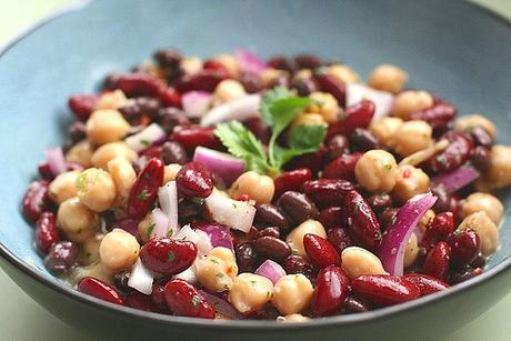 Four Bean & Red Quinoa Salad (REPOST)