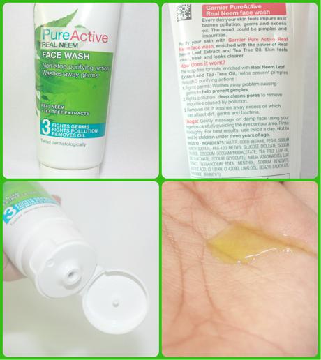 Garnier Pure Active Neem face wash