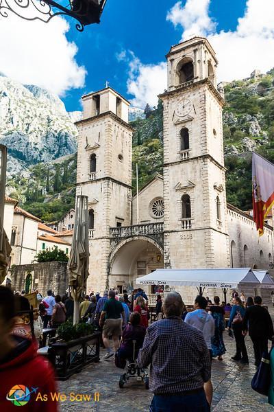 This is the Cathedral of Saint Tryphon, Kotor's most impressive building. This Catholic cathedral dates from the 12th century.