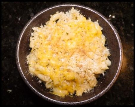 Mac and cheese for one, savvy brown