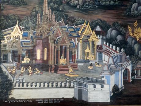 Grand Palace Mural Bangkok