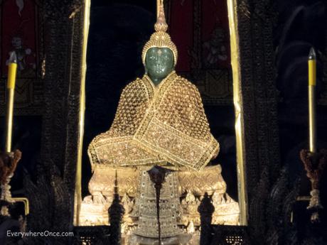 Emerald Buddha in the Grand Palace Bangkok