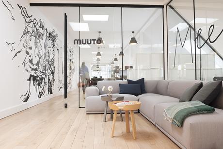 Muuto Copenhagen headquarters lobby. 