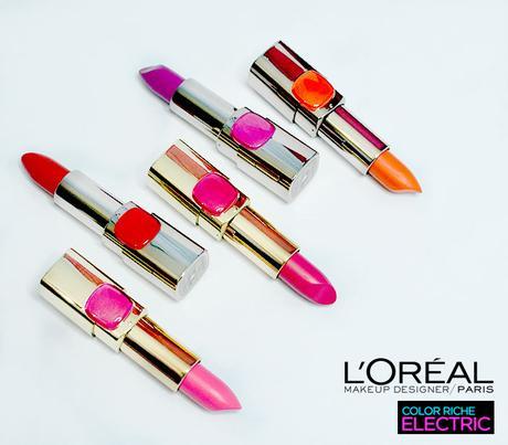 1 Loreal Color Riche Go Electric Lipsticks - Genzel Kisses (c)