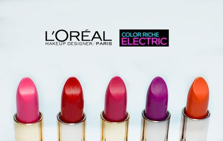 4.1 Loreal Color Riche Go Electric Lipsticks - Genzel Kisses (c)