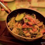 Seafood and saffron paella