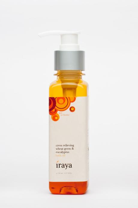 Iraya Stress Relieving Bath Oil - Wheatgerm & Eucalyptus