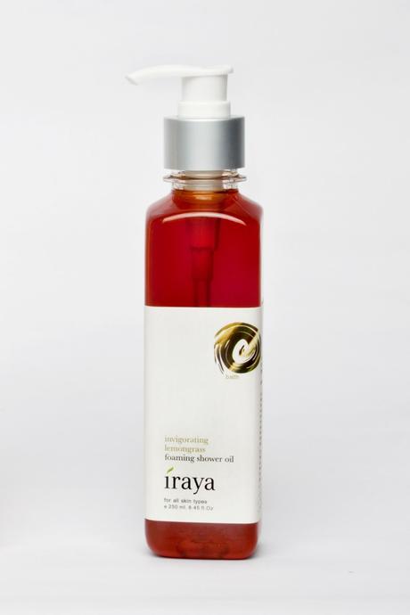 Iraya Invigorating Lemongrass Foaming Shower Oil 