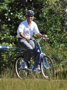 obama bicycle