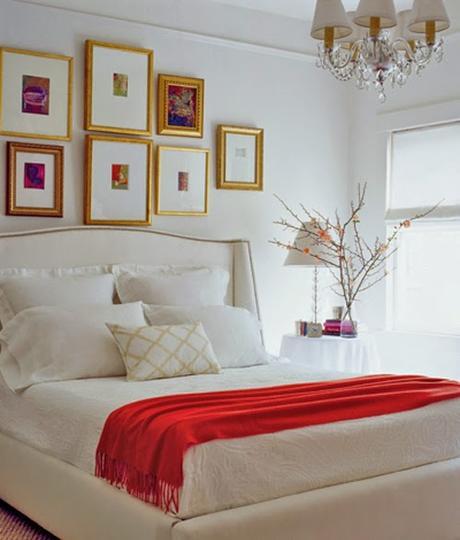 How to add accents of red into your space