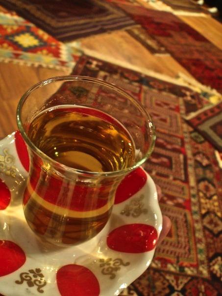 Apple tea and hand woven rugs are two of Turkey's specialties.