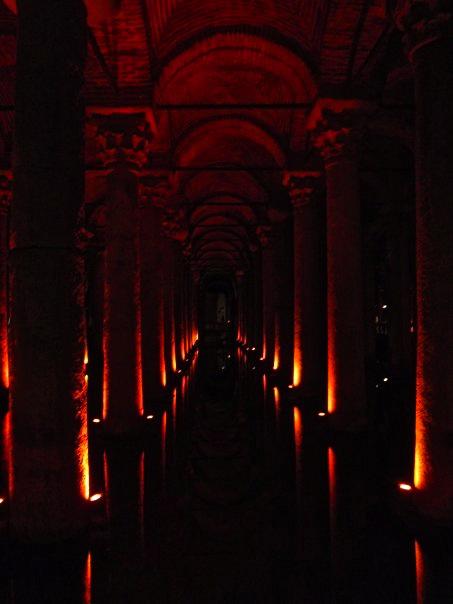The underground cistern in Istanbul is thought to have been built 532 AD.