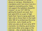 University Army ROTC Made Wear High Heels “raise Awareness” About Rape