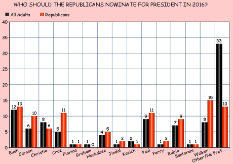 The Latest National Presidential Nomination Survey