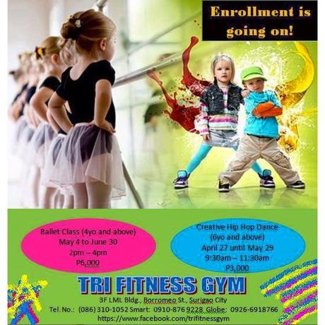 Summer dance classes for kids at #TriFitnessGym. Enroll now! #ballet #hiphop #dance #summercamp #surigao #philippines #summer