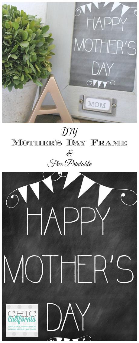 What should you get your Mom for Mother's Day. You need something personal and beautiful like your Mom. How about making her a Vintage Style Picture Frame. This easy and quick Mother's Day craft is one any mother would love!