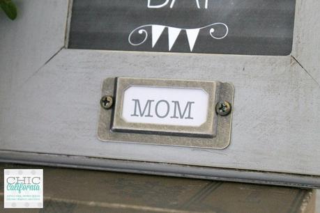 Mother’s Day Craft in a SNAP label holder