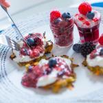 Fitness On Toast Faya Blog Girl Healthy Recipe Workout Nutrition Health Lifestyle Low Fat Sugar Pancakes Breakfast Jam Home made Berries blueberry raspberry summer idea SQUARE