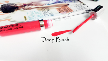 Colorbar Matte Lip Creme in Deep Blush