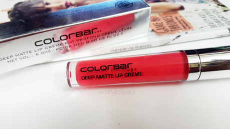 Colorbar Matte Lip Creme in Deep Blush