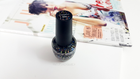 Colorbar Black Fiesta Nail Lacquer in Masquerade