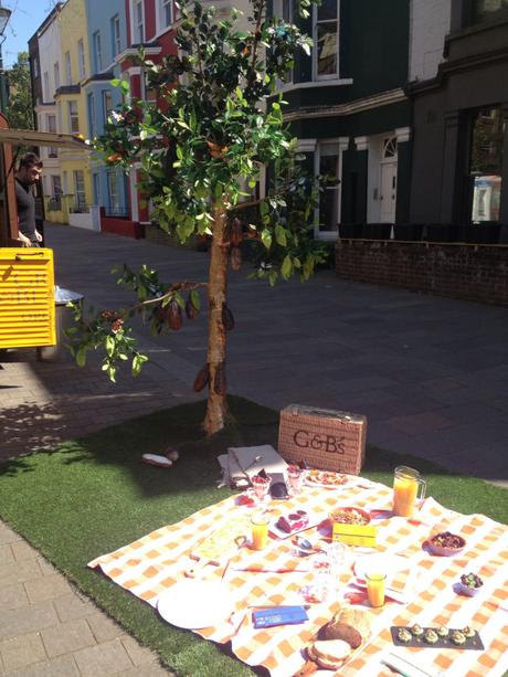 Green and Blacks pop-up Portobello Road