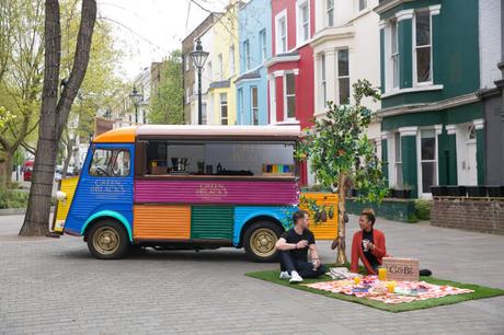 Green and Blacks pop-up Portobello Road