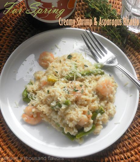 Asparagus & shrimp risotto-2