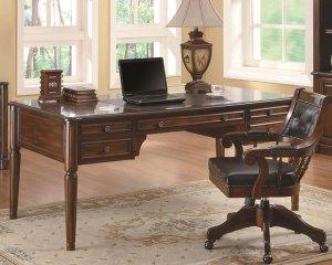 Wood_Office_Desk_Rich_Brown_Finish_800466_Coaster_Furniture