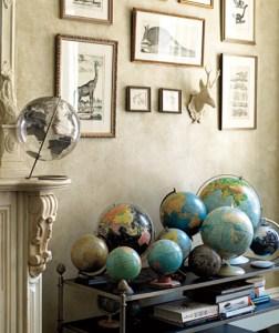 Decorating-Vintage-Globes