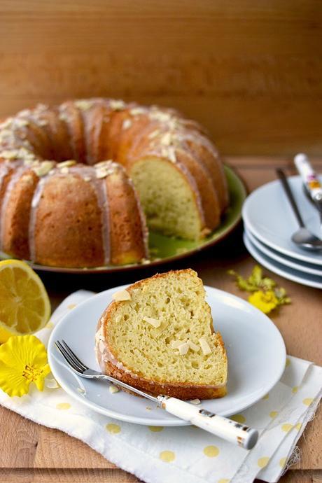 Lemon Almond Ricotta Bundt Cake