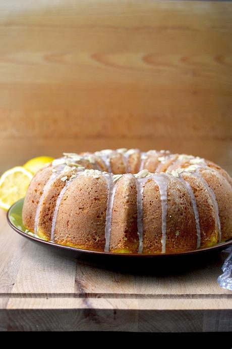 Lemon Almond Ricotta Bundt Cake
