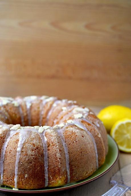 Lemon Almond Ricotta Bundt Cake