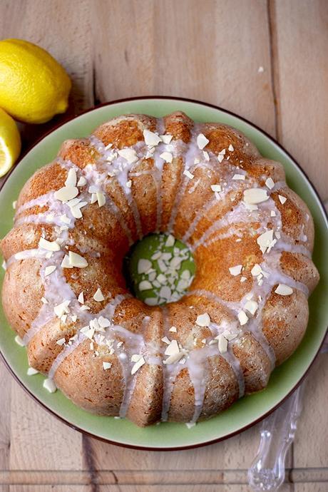 Lemon Almond Ricotta Bundt Cake