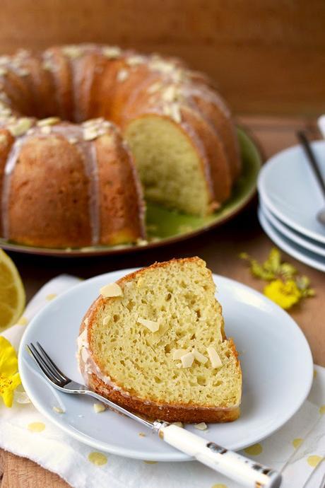 Lemon Almond Ricotta Bundt Cake