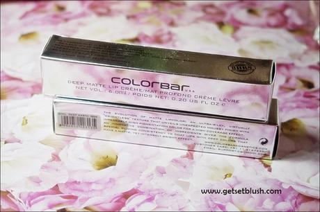 Colorbar Deep Matte Lip Crème in Deep Rose and Deep Earth-Review,Lip Swatches