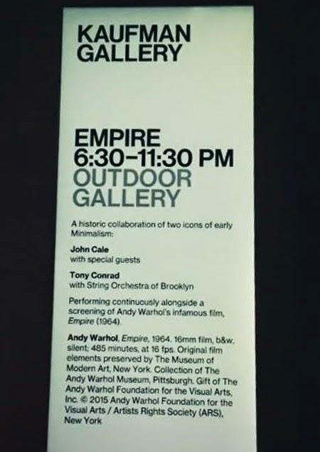 John Cale / Tony Conrad: live @ the Whitney Museum in New York
