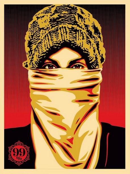 Shepard Fairey - Occupy Protester Print