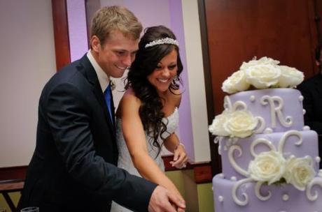 Crystals and Bling add Sparkle to a Winter Wedding