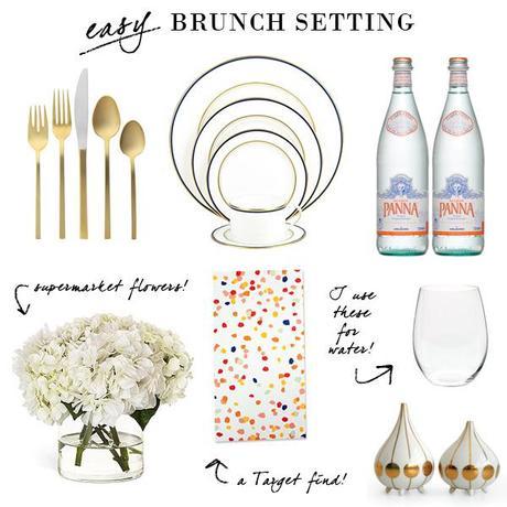 EASY BRUNCH // Setting + Menu