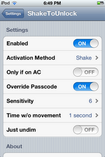 ShakeToUnlock Lets You Unlock Your iPhone By Shaking Gestures