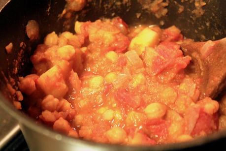 Indian Chickpea and Potato Stew