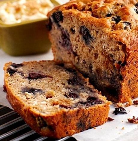 Blueberry Banana Oat Bread