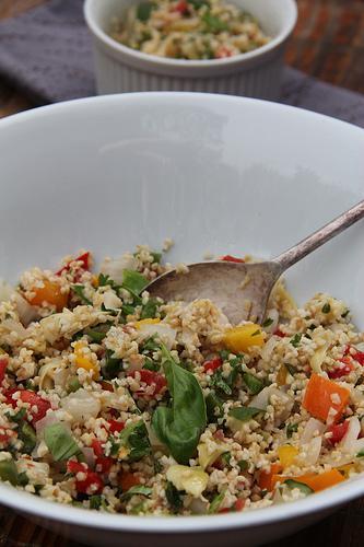 Whole Grain Quinoa Tabouleh With Peppers