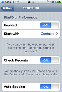 Enhance Phone App On iPhone With StartDial